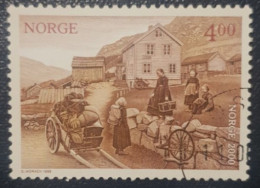 Norway 4Kr Millennium Stamp - Gebraucht