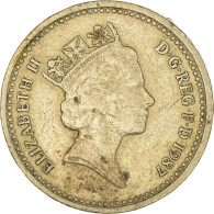 Monnaie, Grande-Bretagne, Elizabeth II, Pound, 1987, TTB, Nickel-Cuivre, KM:948 - 1 Pound