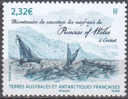 TAAF 2024 Navire Princess Of Wales Neuf ** - Unused Stamps