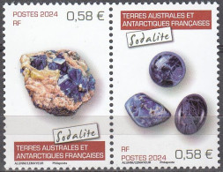 TAAF 2024 Minéral Sodalite Neuf ** - Unused Stamps