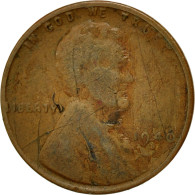 Monnaie, États-Unis, Lincoln Cent, Cent, 1940, U.S. Mint, San Francisco, TB - 1909-1958: Lincoln, Wheat Ears Reverse