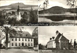 72477118 Cranzahl Stausee Mit Baerenstein Kirche Schule Haus Der Freundschaft Cr - Sehmatal