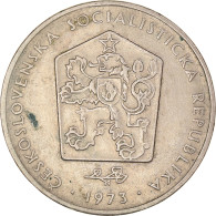 Monnaie, Tchécoslovaquie, 2 Koruny, 1973, TTB+, Cupro-nickel, KM:75 - Tchécoslovaquie