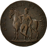 Monnaie, Grande-Bretagne, Liberty - Loyalty - Property, Halfpenny Token, 1795 - B. 1/2 Penny