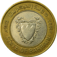 Monnaie, Bahrain, 100 Fils, 1992/AH1412, TTB, Bi-Metallic, KM:20 - Bahrein