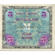 Billet, Allemagne, 5 Mark, 1944, 1944, KM:193a, SUP - 5 Mark