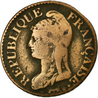 Monnaie, France, Dupré, 5 Centimes, AN 8, Metz, TB+, Bronze, Gadoury:126a - Andere & Zonder Classificatie