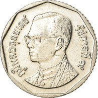 Monnaie, Thaïlande, Rama IX, 5 Baht, 2008, TTB, Copper-Nickel Clad Copper - Thaïlande