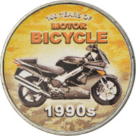 Monnaie, Somaliland, 1/2 Shilling, 2019, Motos - 100 Ans - 1990, SPL, Stainless - Somalia