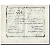 France, Traite, Colonies, Isle De Bourbon, 6895 Livres Tournois, 1782, SUP - ...-1889 Franchi Antichi Circolanti Durante Il XIX Sec.