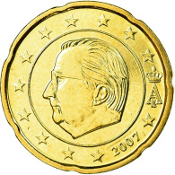 Belgique, 20 Euro Cent, 2007, FDC, Laiton, KM:243 - Belgien