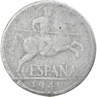Monnaie, Espagne, 10 Centimos, 1940, B+, Aluminium, KM:766 - 10 Centesimi