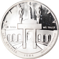 Monnaie, États-Unis, Jeux Olympiques, Dollar, 1984, U.S. Mint, San Francisco - Herdenking