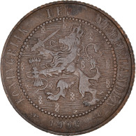 Monnaie, Pays-Bas, Wilhelmina I, 2-1/2 Cent, 1906, TTB, Bronze, KM:134 - 2.5 Centavos