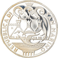 Monnaie, San Marino, 10 Euro, 2003, Rome, FDC, Argent, KM:454 - San Marino