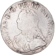 Monnaie, France, Louis XV, Écu Aux Branches D'olivier, Ecu, 1726, Bourges, TB+ - 1715-1774 Ludwig XV. Der Vielgeliebte