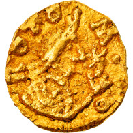 Monnaie, France, Triens, Monétaire Gallobaodus, Rouen, TTB, Or, Belfort:Cf.3812 - 470-751 Monnaies Mérovingiennes