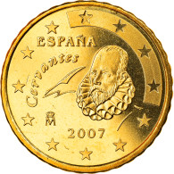 Espagne, 10 Euro Cent, 2007, Madrid, FDC, Laiton, KM:1070 - Spagna