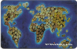 Spain - Primus - World Map, Exp.01.04.2000, Remote Mem. Used - Altri & Non Classificati