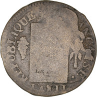 Monnaie, France, Sol, 1793, Arras, B, Bronze, Gadoury:19 - Andere & Zonder Classificatie