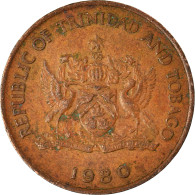 Monnaie, Trinité-et-Tobago, 5 Cents, 1980 - Trinité & Tobago