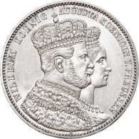 Monnaie, Etats Allemands, PRUSSIA, Wilhelm I, Thaler, 1861, Berlin, SUP, Argent - Taler & Doppeltaler