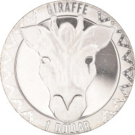 Monnaie, Sierra Leone, Girafe., Dollar, 2022, SPL, Cupro-nickel - Sierra Leona