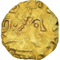 Monnaie, France, BURGUNDY, Triens, VIIth Century, TTB, Or - 470-751 Merovingian
