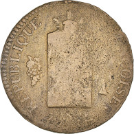 Monnaie, France, 2 Sols Aux Balances Daté, 2 Sols, 1793, Strasbourg, B+ - Other & Unclassified