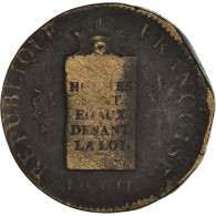 Monnaie, France, 2 Sols Aux Balances Daté, 2 Sols, 1793, Rouen, TB, Bronze - Andere & Zonder Classificatie