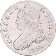 Monnaie, États-Unis, Capped Bust, Half Dollar, 1830, U.S. Mint, Philadelphie - 1794-1839: Early Halves (Primizie)