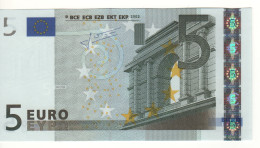 5 EURO  "V"   SPAGNA   Firma Trichet   M 016 I6    /  FDS - UNC - 5 Euro
