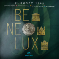 Belgique, 1 Cent To 2 Euro, Coffret Euro Belgique, Luxembourg Et Pays-Bas, 2005 - Belgien