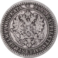 Monnaie, Finlande, Alexander II, Markka, 1865, Helsinki, TB, Argent, KM:3.1 - Finland