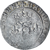 France, Charles VIII, Karolus, 1488-1498, Châlons-Sur-Marne, Billon, TTB+ - 1483-1498 Karel VIII