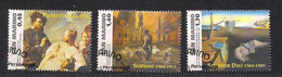 San Marino Saint-Marin 2004 Yvertn° 1965-1967 (°) Oblitéré Used Cote  9 € Tableaux De Peintres Célèbres - Oblitérés