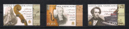 Vatican Vatikaanstad 2009 Yvertn° 1507-1509 (°) Oblitéré Used Cote 19,50 Euro Journée De La Musique - Gebruikt