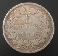 France - Louis Philippe I - 5 Francs 1831 D (Lyon) - Tranche En Creux - 5 Francs