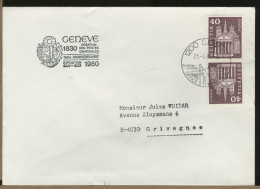 SVIZZERA  SUISSE -  GENEVE 1980 -  150° Anniversaire CREATION DES POSTES CANTONALES - Covers & Documents