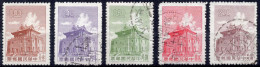 TAIWAN (= Formosa) :1962: Y.408,409-10,411-11A : Pagode De Quemoy.  Gestempeld / Oblitéré / Cancelled. - Oblitérés