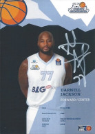 Trading Cards KK000614 - Basketball Germany Eisbären Bremerhaven 10.5cm X 15cm HANDWRITTEN SIGNED: Darnell Jackson - Abbigliamento, Souvenirs & Varie