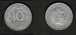 SPAIN    10 CENTIMOS 1959 (KM # 790) #7735 - 10 Centesimi