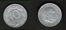SPAIN    10 CENTIMOS 1959 (KM # 790) #7736 - 10 Céntimos