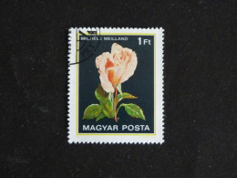 HONGRIE HUNGARY MAGYAR YT 2807 OBLITERE - ROSE FLORE FLEUR FLOWER BLUME - Oblitérés