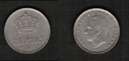 SPAIN    25 PESETAS 1975 (79) (KM # 808) #7740 - 25 Pesetas