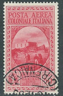 1932 EMISSIONI GENERALI POSTA AEREA USATO GARIBALDI 50 CENT - RA1-2 - General Issues