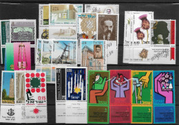 TIMBRE STAMP ZEGEL ISRAËL PETIT SUPER LOT TOUS  XX - Unused Stamps (with Tabs)