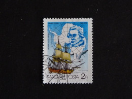 HONGRIE HUNGARY MAGYAR YT 3116 OBLITERE - EXPLORATION ANTARCTIQUE / JAMES COOK - Gebraucht