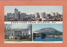 ATLANTA - USA - GEORGIA - GREETINGS FROM - ECRITE - Atlanta