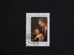 HONGRIE HUNGARY MAGYAR YT 3301 OBLITERE - NOEL CHRISTMAS / BOTTICELLI MADONE ET ENFANT - Gebraucht